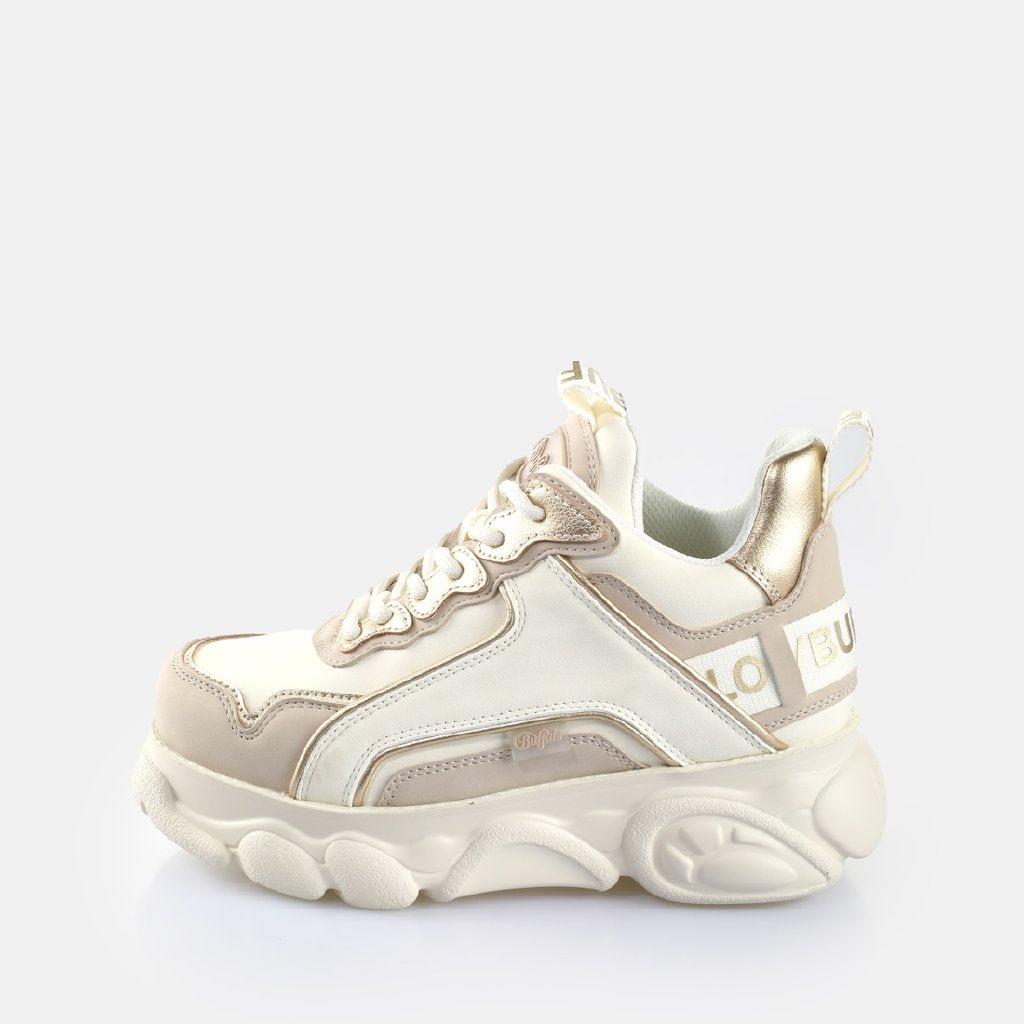 Cld Chai-vegan nubuck/nappa-cream/gold