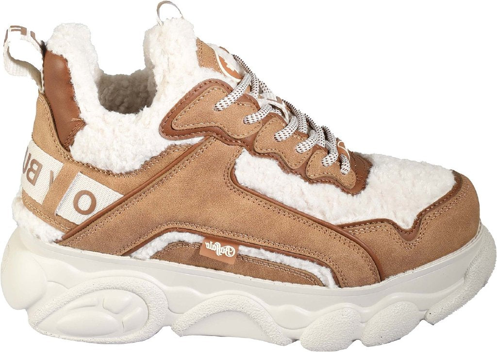 Cld Chai Warm-vegan nubuck/fur-beige/ brown