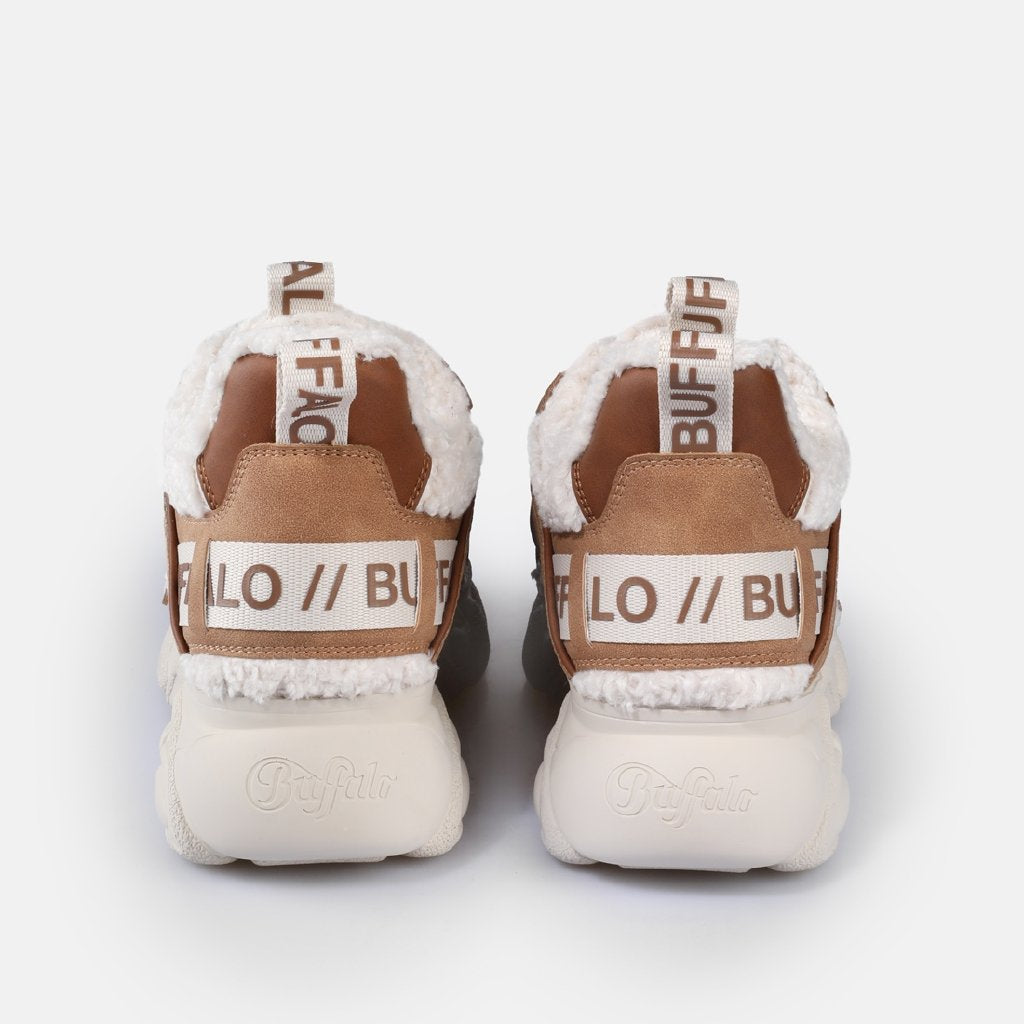 Cld Chai Warm-vegan nubuck/fur-beige/ brown