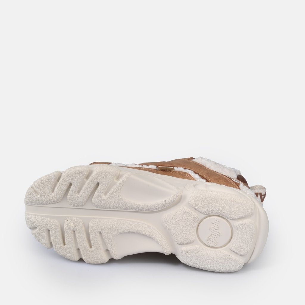 Cld Chai Warm-vegan nubuck/fur-beige/ brown