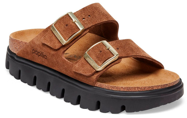 Arizona Chunky dark tea, Suede Leather