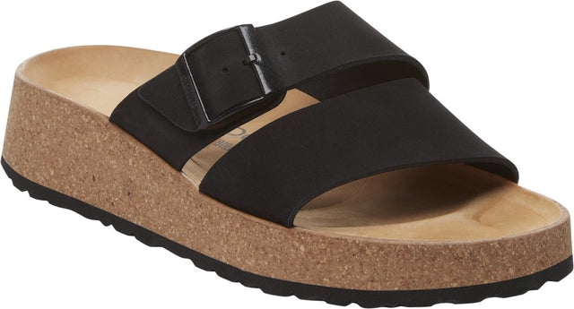 Almina black, Nubuck Leather