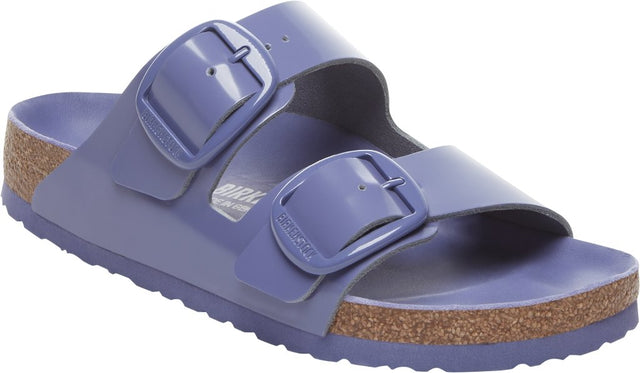 Arizona Big Buckle shine purple dusk, Natural Lea