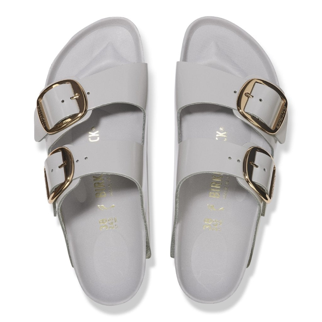 Arizona Big Buckle shine stone coin, Natural Lea