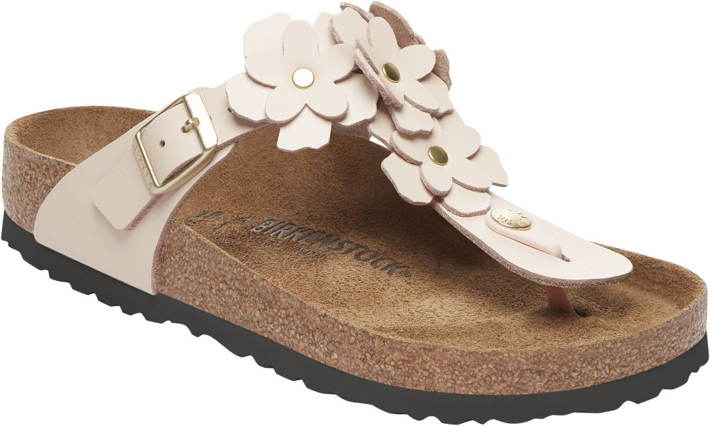 Gizeh Flowers light rose, Natural Leather