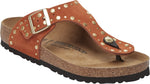 Gizeh Rivet dark rust, Suede Leather