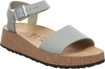 Glenda pure sage, Nubuck Leather