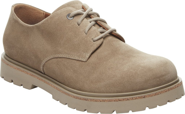 Highwood Lace Low S taupe, Suede Leather