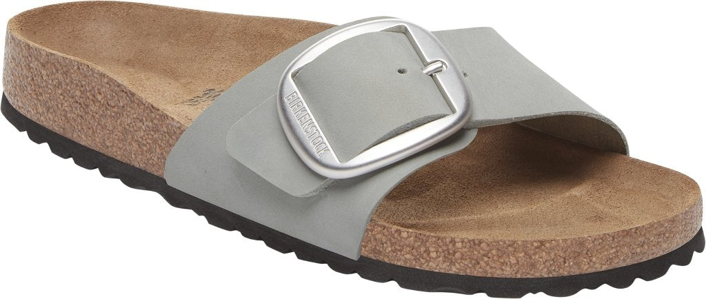 Madrid Big Buckle pure sage, Nubuck Leather