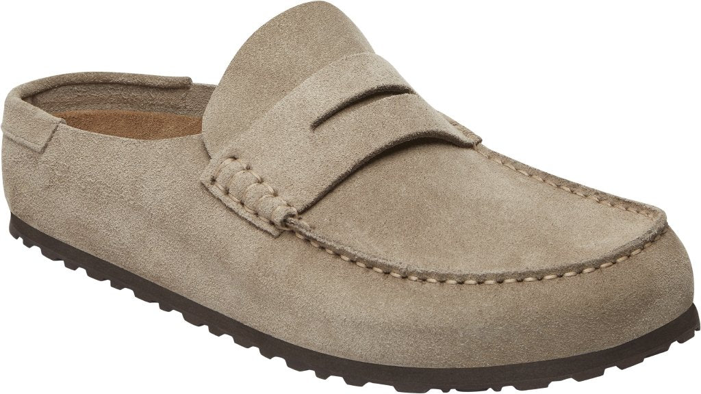 Naples Wrapped taupe, Suede Leather