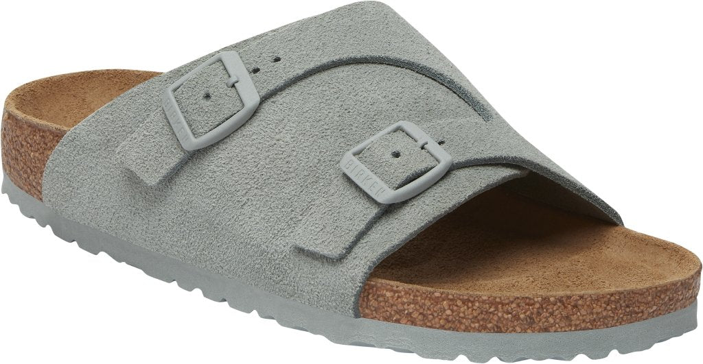 Zürich pure sage, Suede Leather