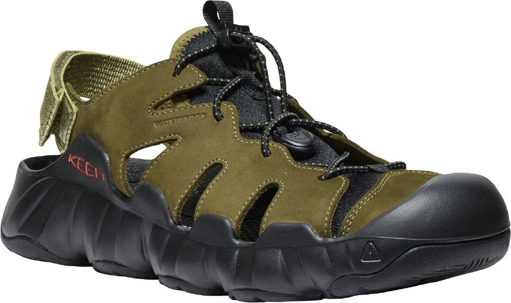 Hyperport Fisherman Leather M-Dark Olive/black