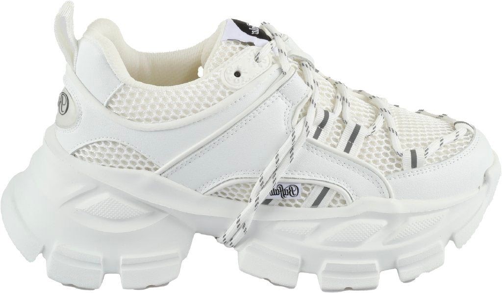 Saturn Lace-vegan nappa/mesh-white