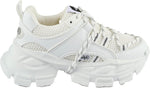 Saturn Lace-vegan nappa/mesh-white