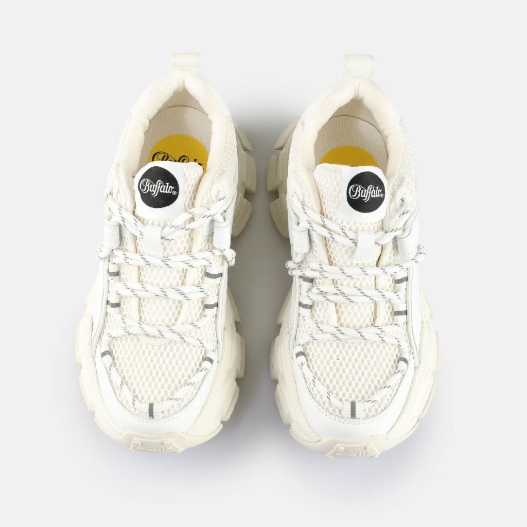 Saturn Lace-vegan nappa/mesh-white