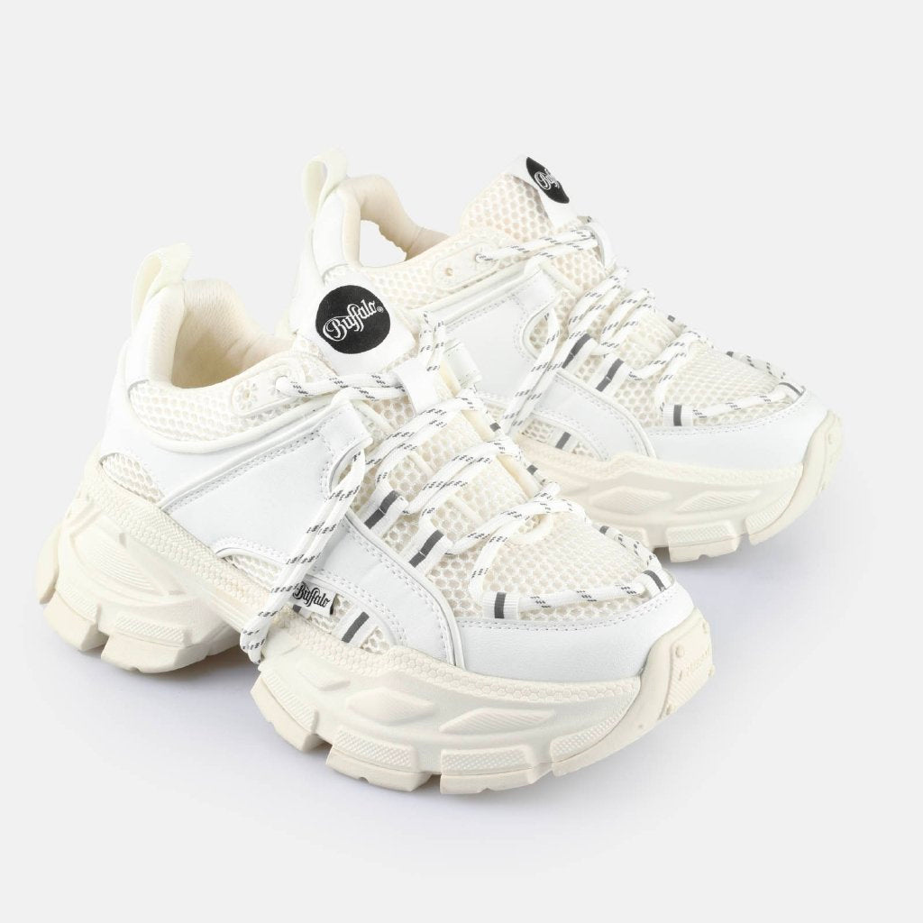 Saturn Lace-vegan nappa/mesh-white