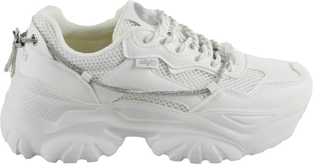 Bliss Luxe-vegan nappa/suede/mesh-white/silver