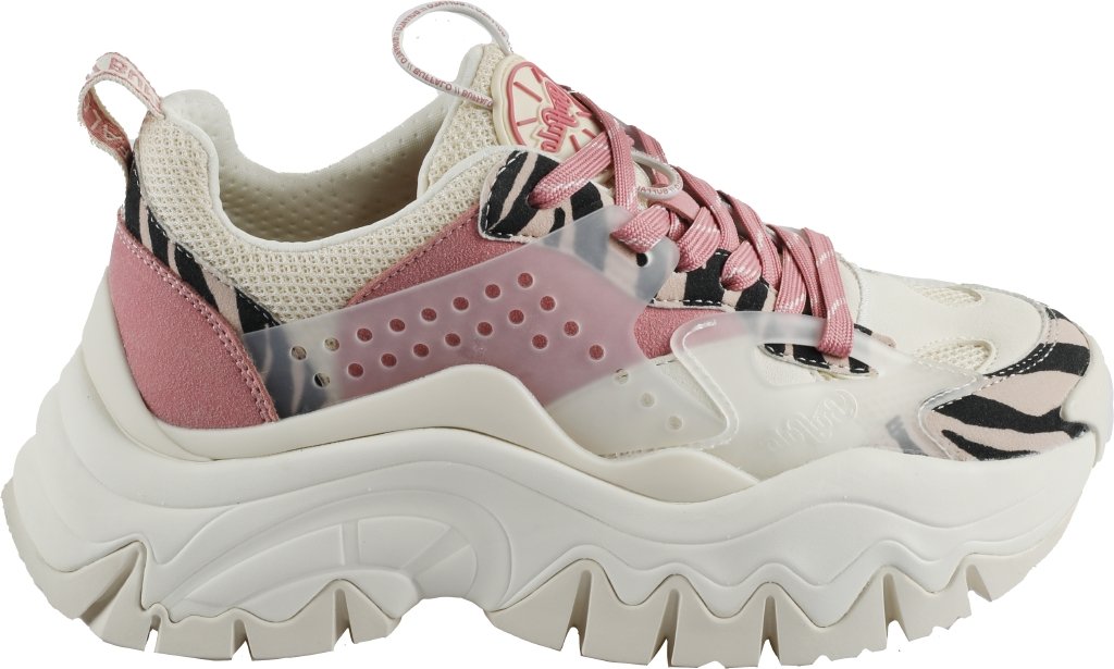 Trail One-vegan nubuck/mesh-beige/rose leo
