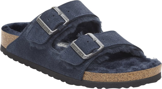 Arizona Shearling new navy, Suede Leather