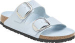 Arizona Big Buckle shine blue, Natural Leather