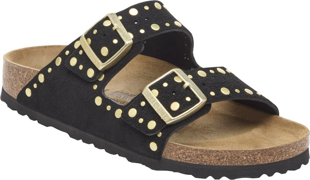 Arizona Rivet black, Suede Leather