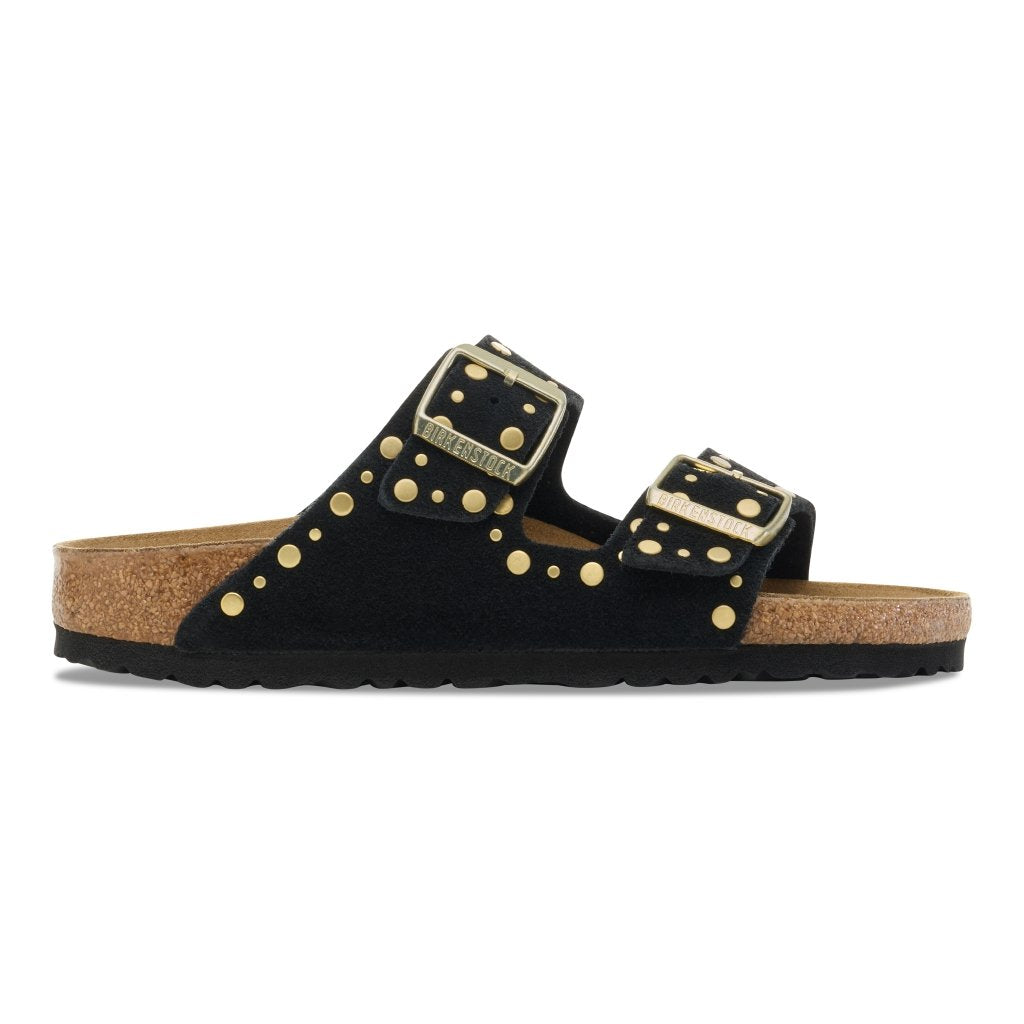 Arizona Rivet black, Suede Leather