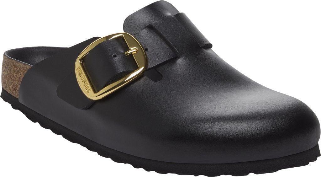 Boston Big Buckle black, Amalfi Natural Leather