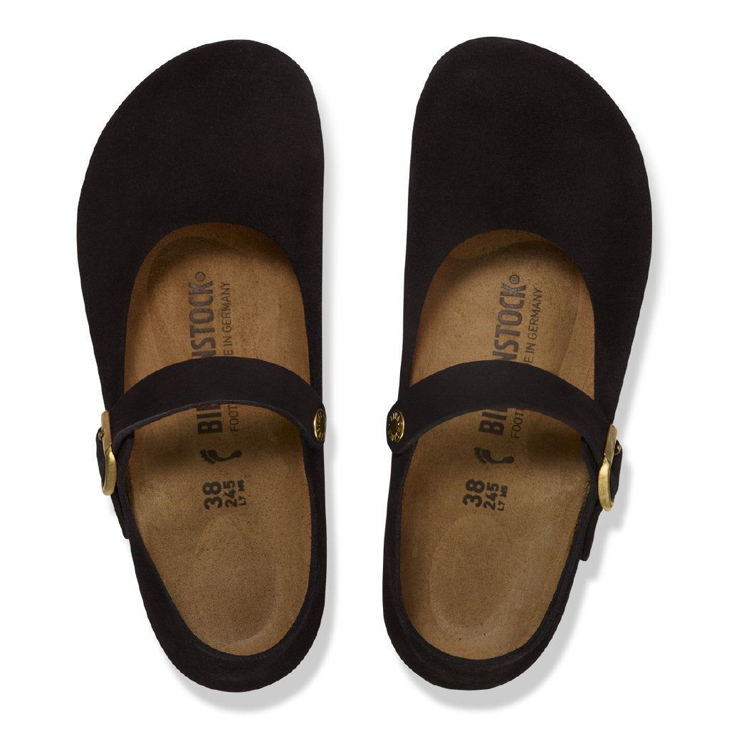 Mantova black, Suede Leather