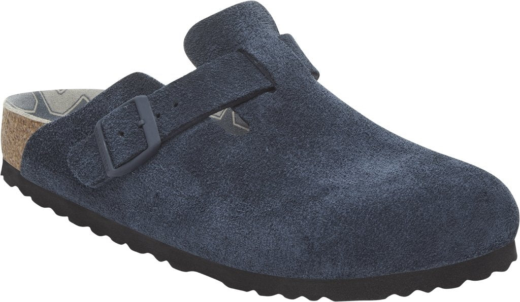 Boston new navy, Suede Leather