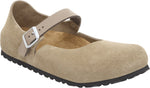 Mantova taupe, Suede Leather