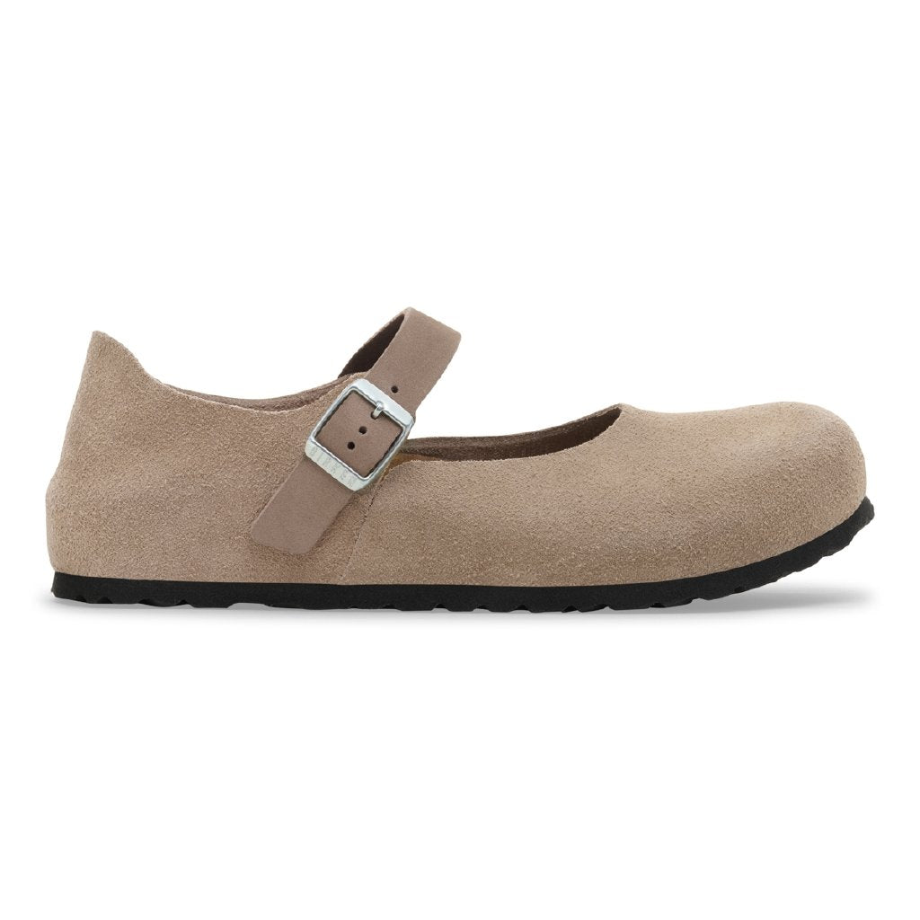 Mantova taupe, Suede Leather