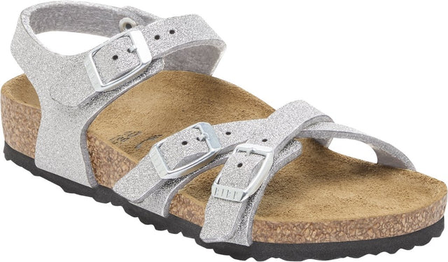 Kumba Kids shiny glitter silver, Synthetics