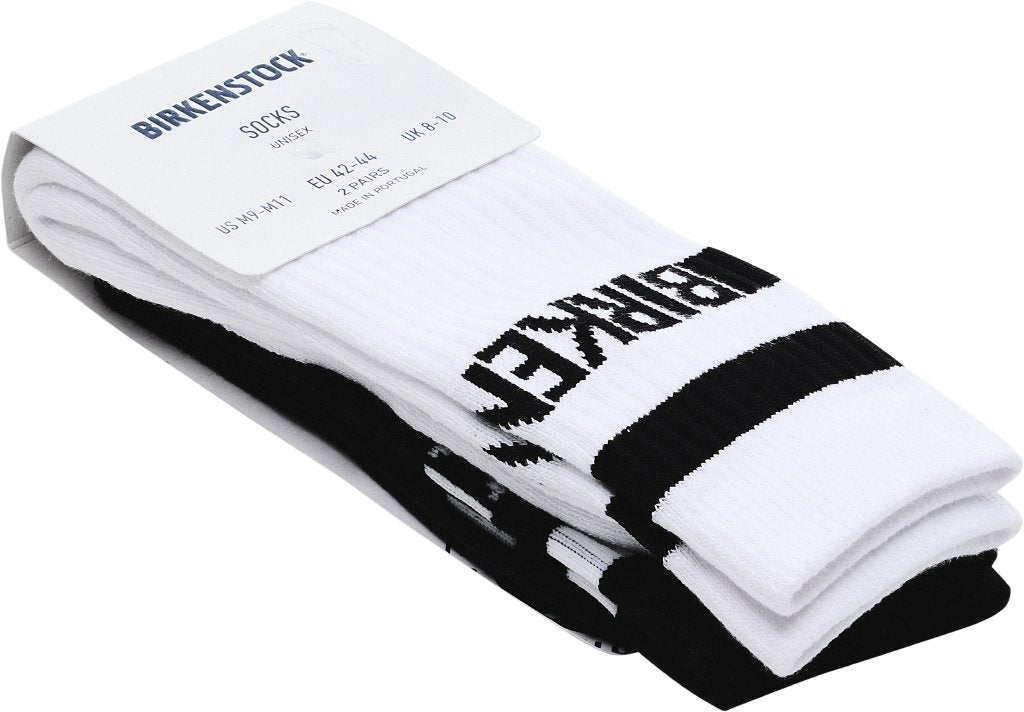 Cotton Crew 2-Pack black white, 79%CO,19%PA,2%EL