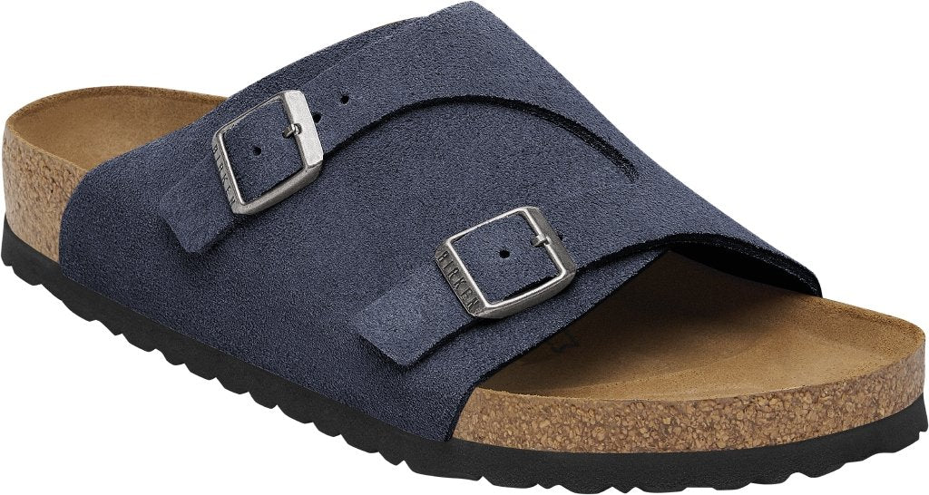 Zürich new navy, Suede Leather