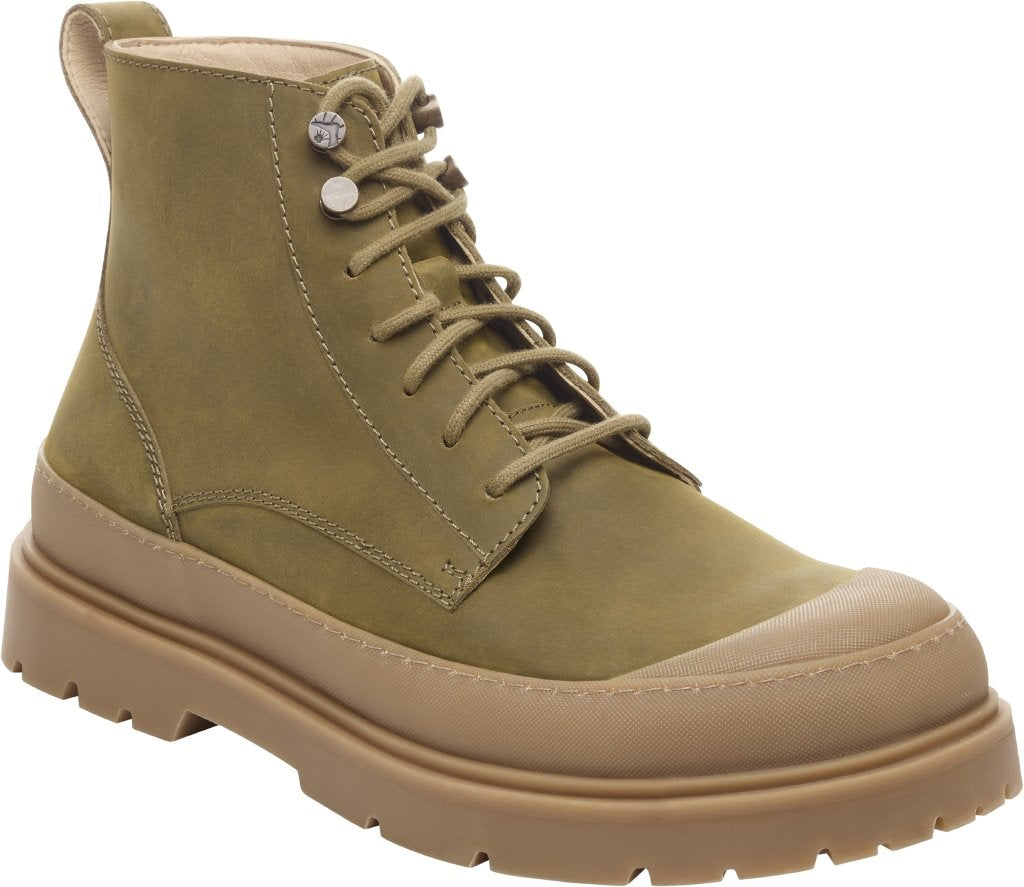 Prescott Lace S pine green, Nubuck Leather