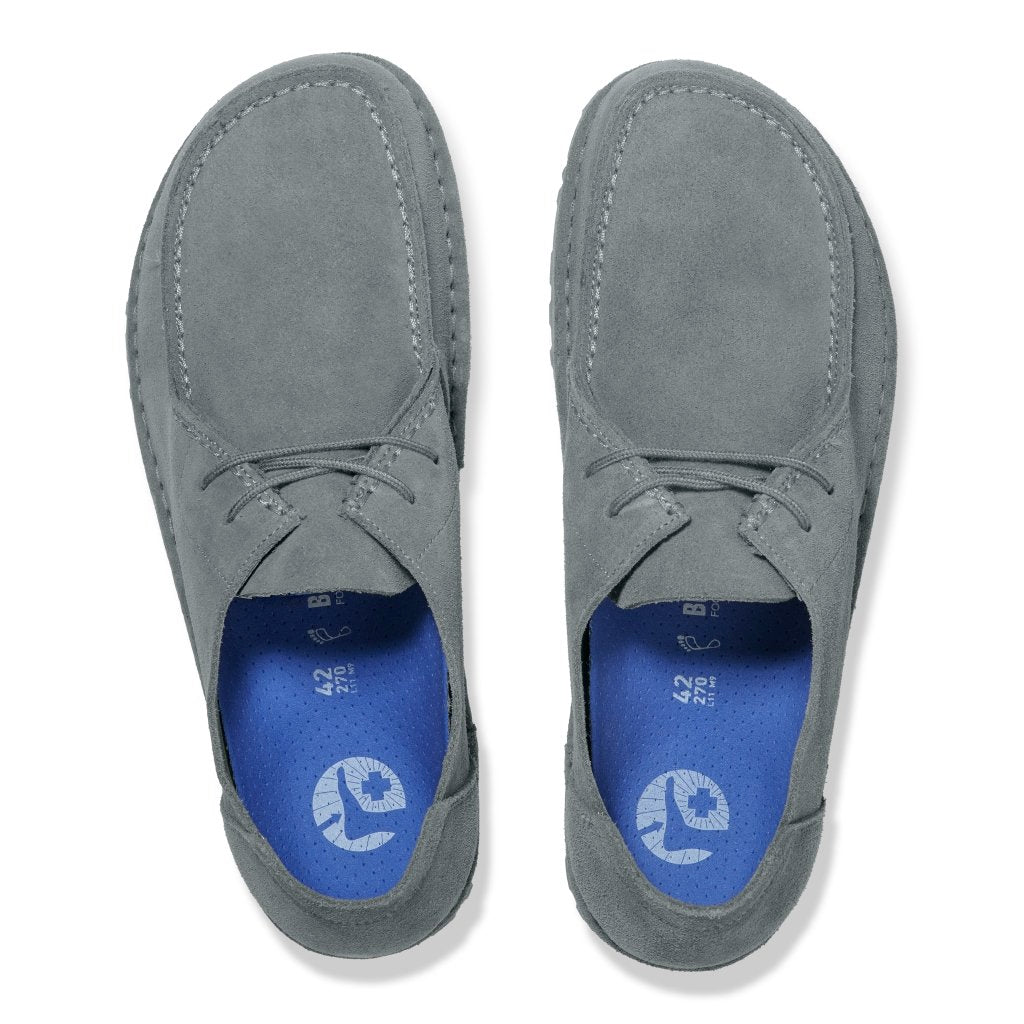 Utti Lace S basalt gray, Suede Leather