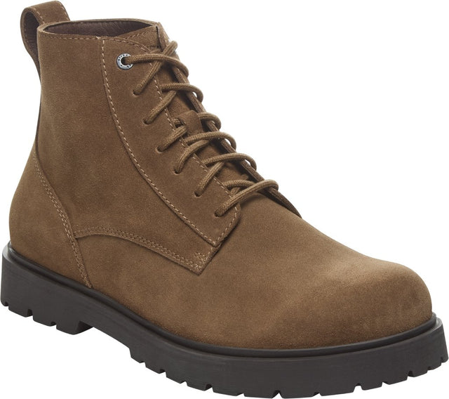 Highwood Lace Mid N dark tea, Suede Leather