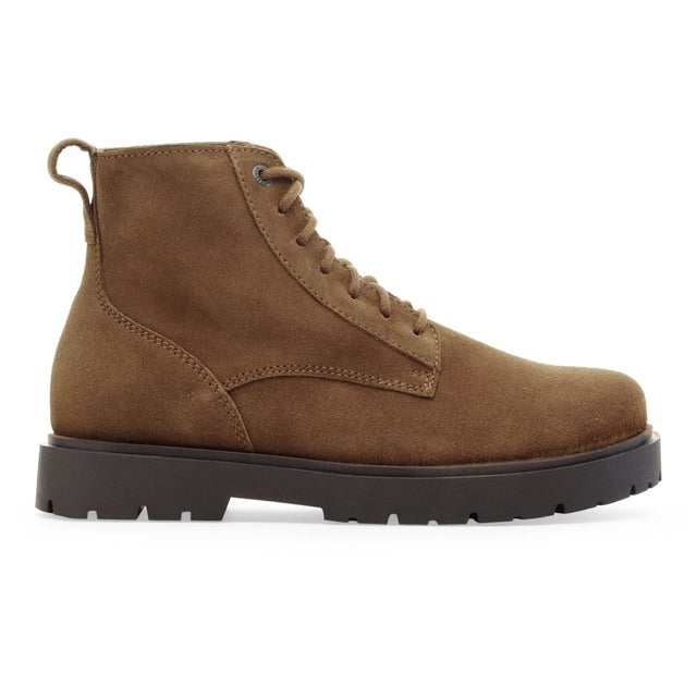 Highwood Lace Mid N dark tea, Suede Leather
