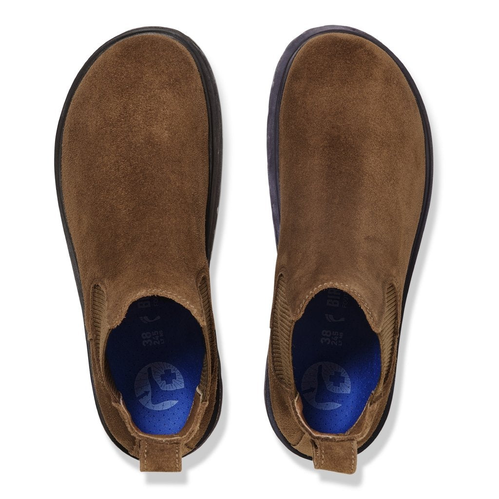 Highwood Slip On Mid N dark tea, Suede Leather