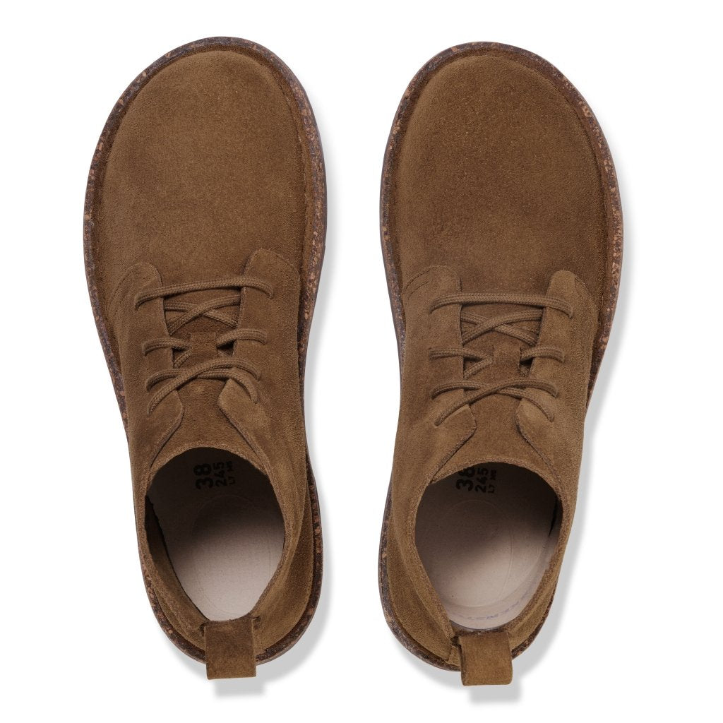 Uppsala Mid N dark tea, Suede Leather
