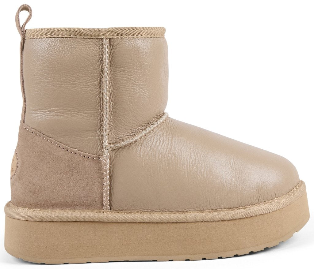 Stinger Mini Flatform Leather sand