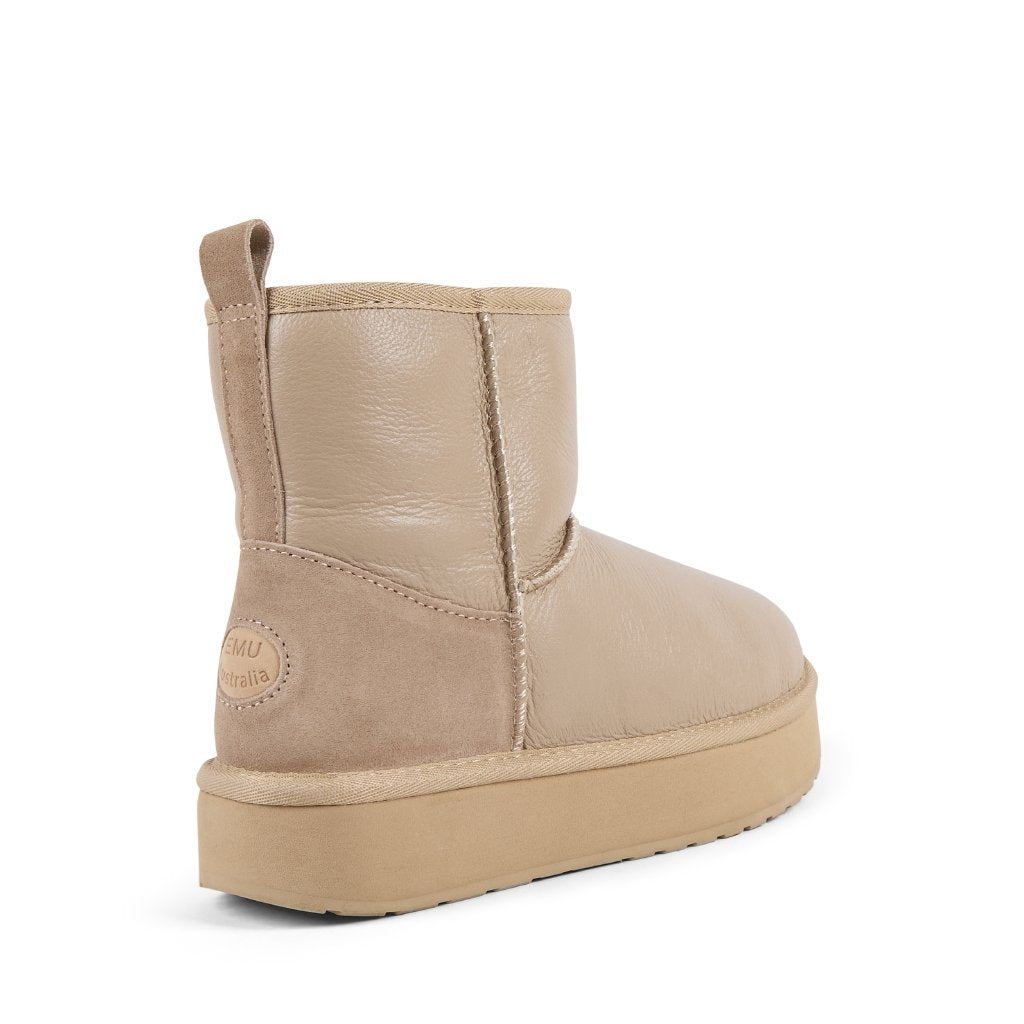 Stinger Mini Flatform Leather sand