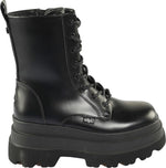 Jupiter Lace Up Mid-vegan box-black