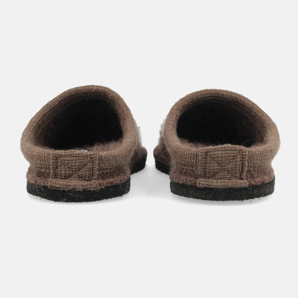 Coffee Time braunmeliert, Walkstoff