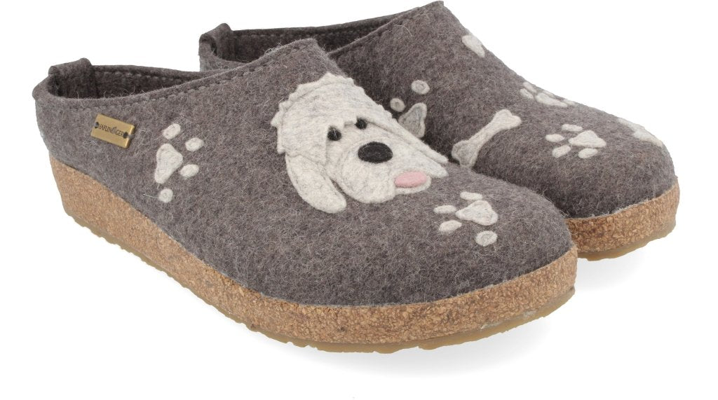 Doodle anthrazit, Wollfilz