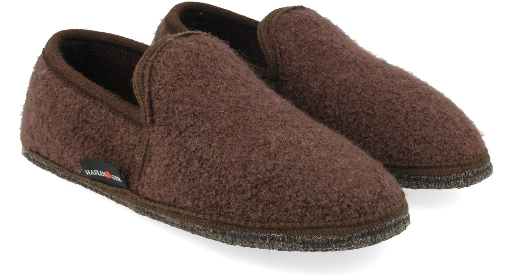 Loafer Walk uni kaffee, Walkstoff