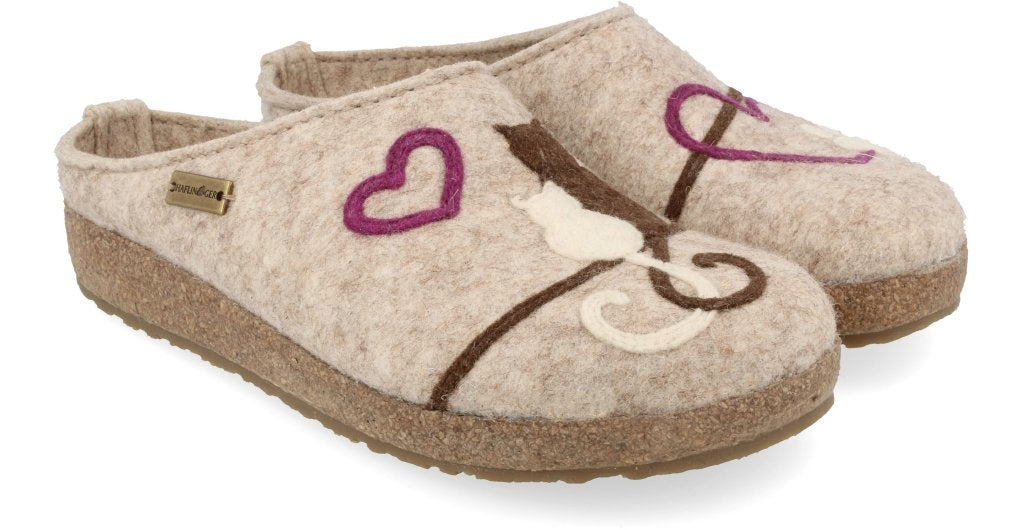 Micini beigemeliert, Wollfilz