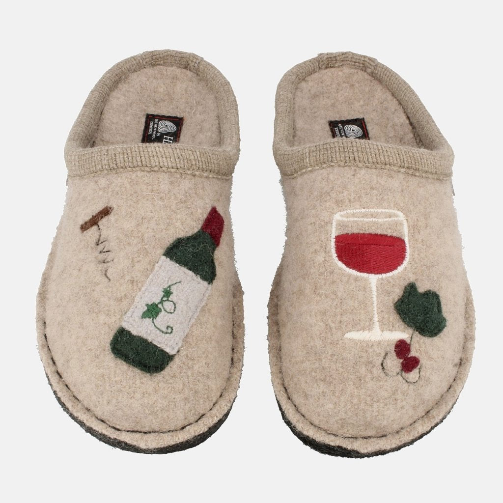 Wine Time papiermeliert, Walkstoff