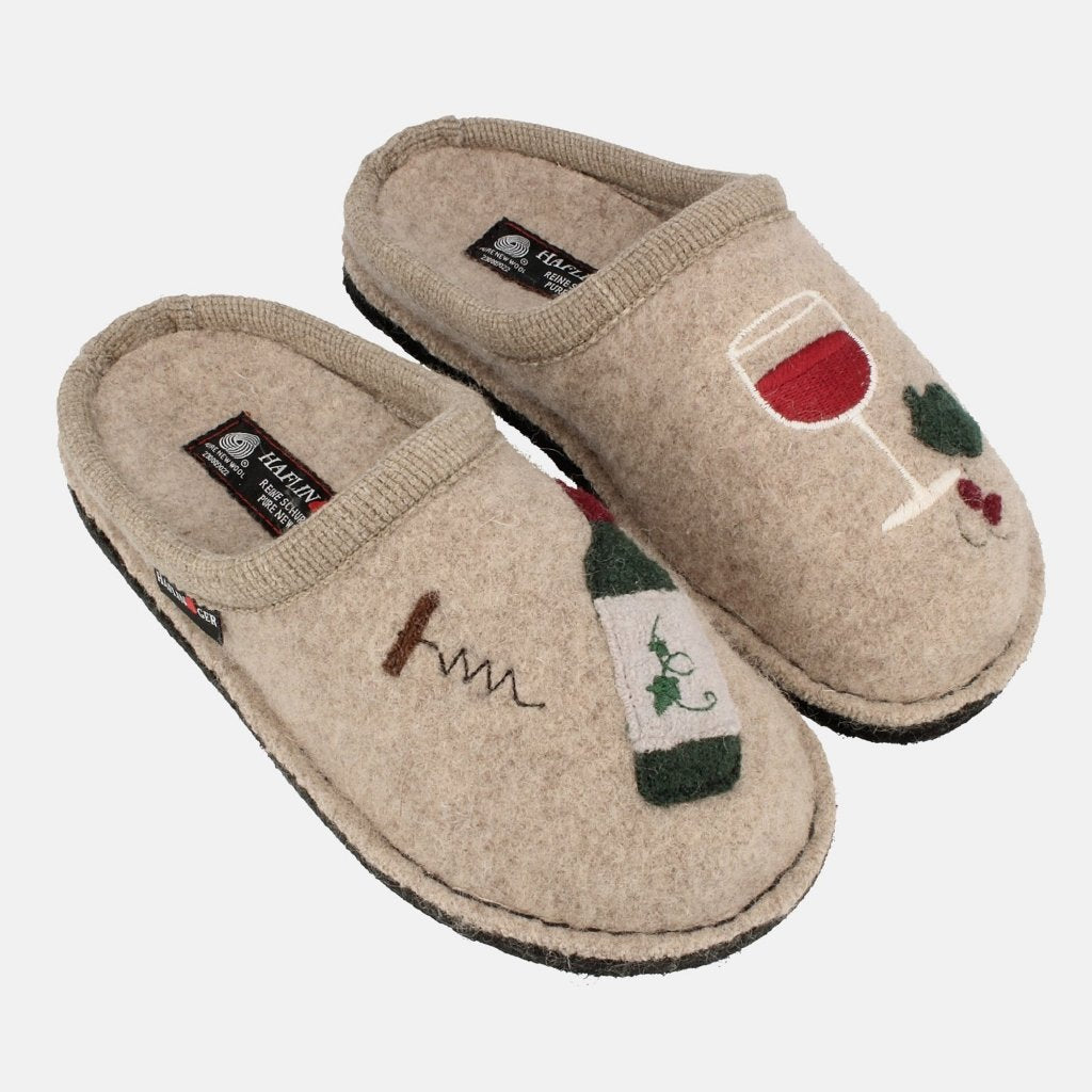 Wine Time papiermeliert, Walkstoff