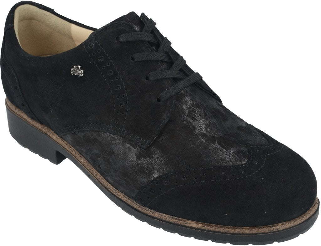 Asiago schwarz/nero, Nubuk/Chenile